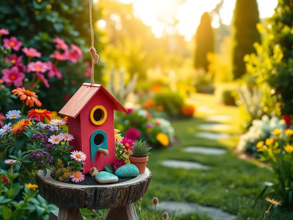 Wyjątkowe pomysły DIY ogród - własnoręczne ozdoby
